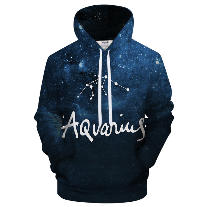 Aquarius - Jan 20 - Feb 18 3D Sweatshirt Hoodie Pullover
