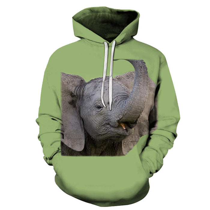 Baby Elephant 3D - Sweatshirt, Hoodie, Pullover