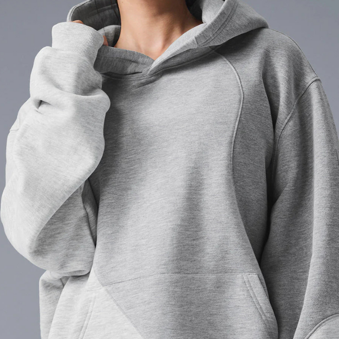 Soft Textured Wave Hoodie