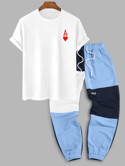 Playing Card Printed T Shirt And Pants