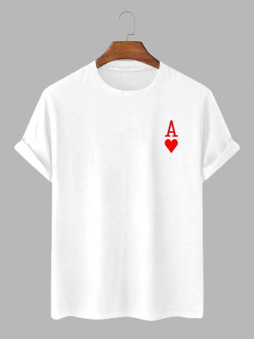 Playing Card Printed T Shirt And Pants