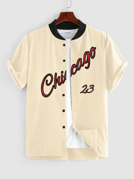 Chicago Baseball Shirt And Shorts Set