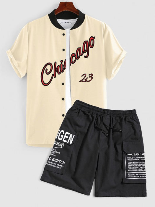Chicago Baseball Shirt And Shorts Set