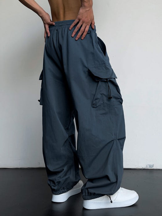 Short Sleeves Basic T Shirt And Loose Fit Cargo Pant Set