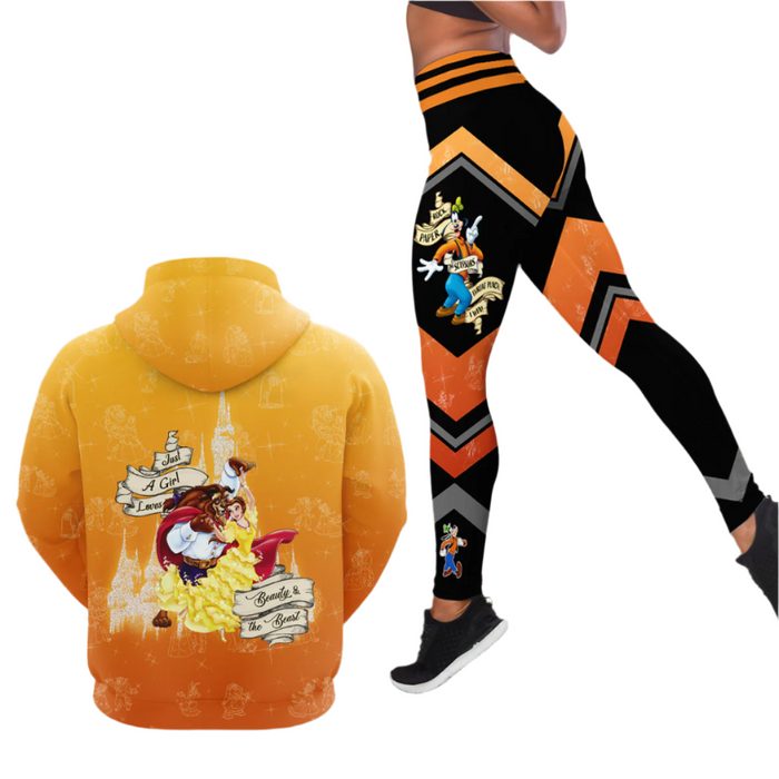 Custom Name Hoodie And Goofy Leggings Set