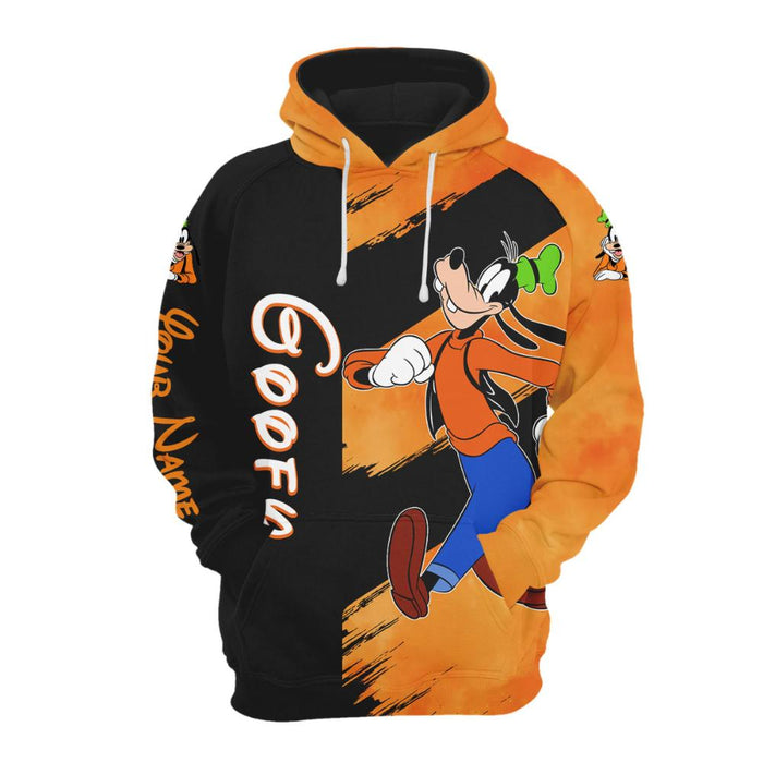 Custom Name Goofy Pattern Hoodie And Leggings Set