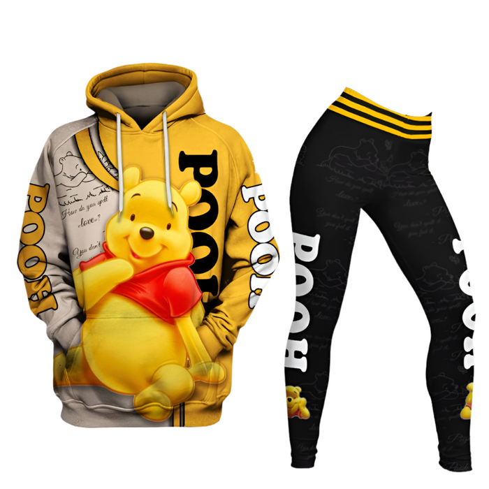 Winnie The Pooh Hoodie And Leggings Set