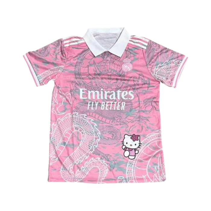 Custom Real Madrid Hello Kitty Jersey Tshirt