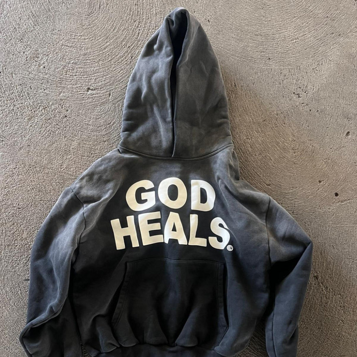 Full Sleeves God Heals Hoodie