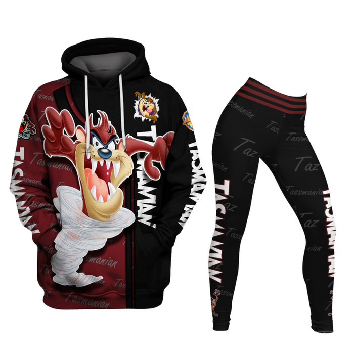 Cartoon Character Hoodie And Leggings