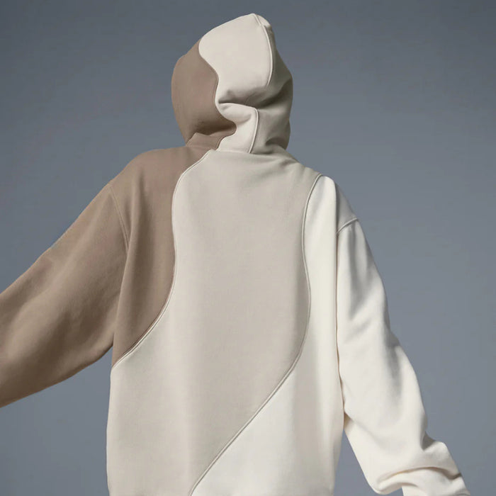 Soft Textured Wave Hoodie