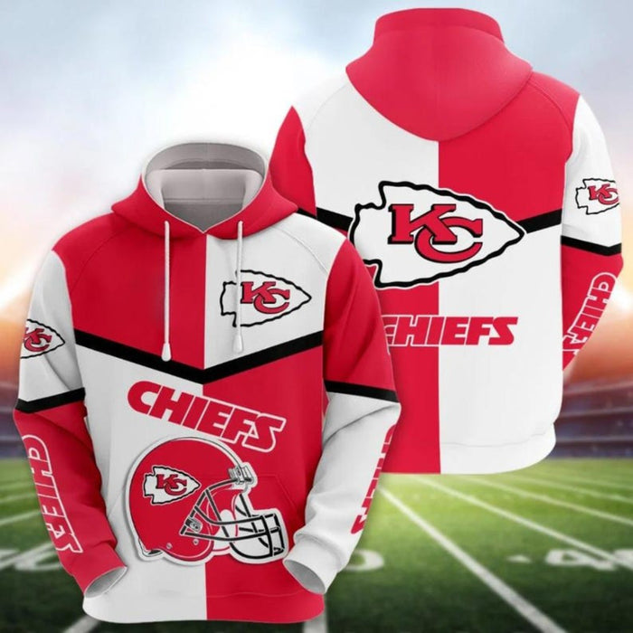 Kansas City Football Logo 3D Hoodie