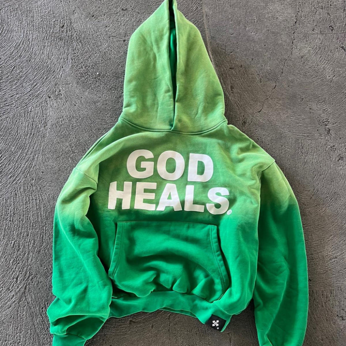 Full Sleeves God Heals Hoodie