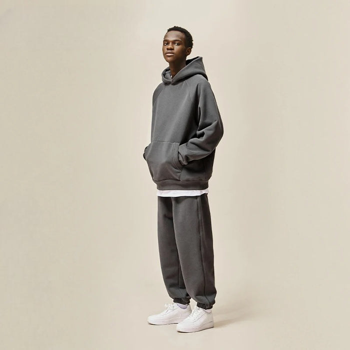 Casual Oversized Hoodie And Joggers Set