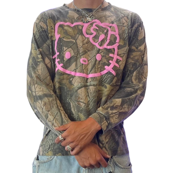 Camo Long Sleeve T Shirt