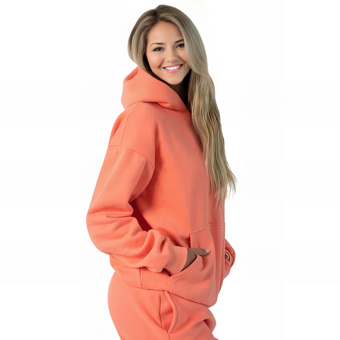 Casual Classic Pullover Hoodie With Adjustable Hood