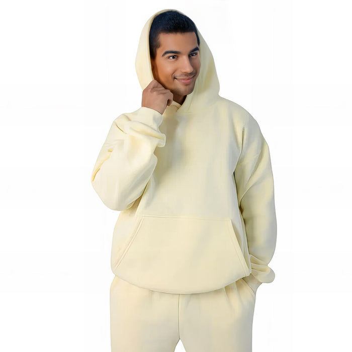 Casual Classic Pullover Hoodie With Adjustable Hood