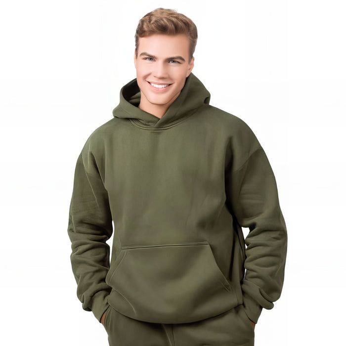 Casual Classic Pullover Hoodie With Adjustable Hood