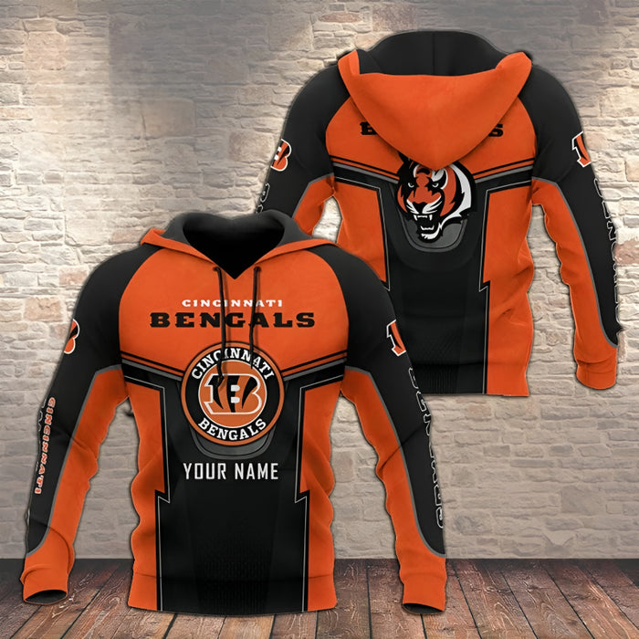 Cincinnati Bengals Personalized Hoodie