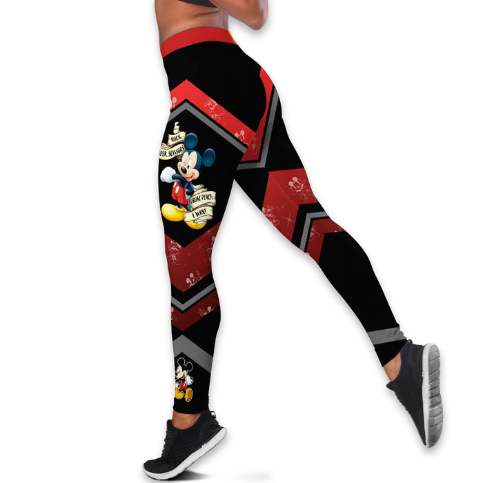 Custom Mickey Mouse Hoodie And Leggings Set