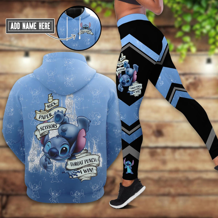 Custom Stitch Themed Hoodie And Leggings Set