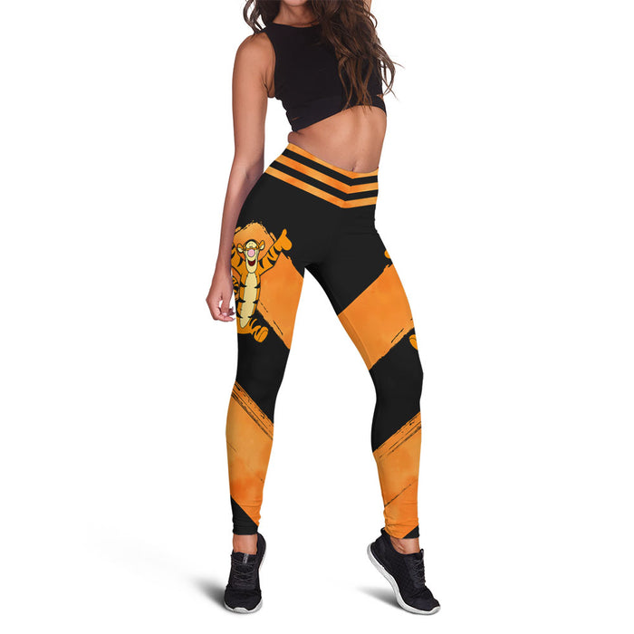 Custom Tiger Pattern Hoodie And Leggings Set