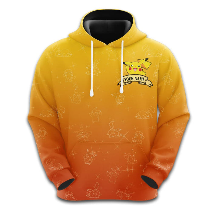 Custom Pikachu Themed Hoodie And Leggings Set