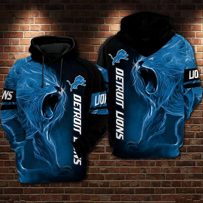 Detroit Lions Football Team Hoodie