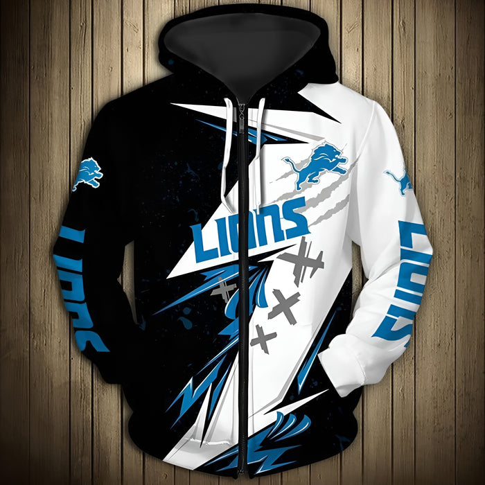 Detroit Lions Team Zip Up Hoodie