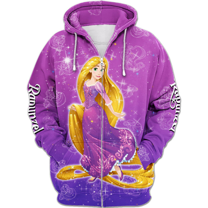 Rapunzel Cartoon Activewear Set