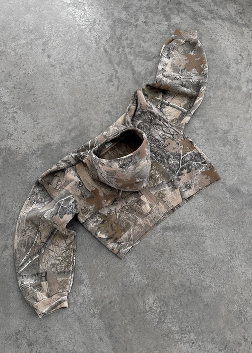 Rugged Camo Patterned Comfy Hoodie