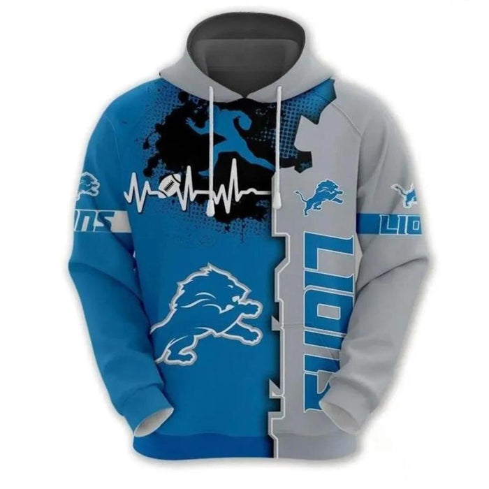 Detroit Lions Fan 3D Hoodie