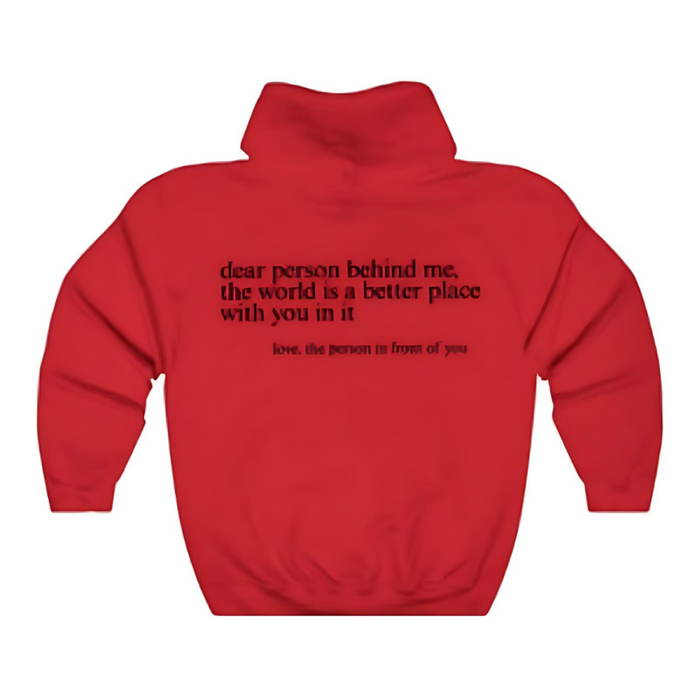 Inspirational Message Oversized Hoodie