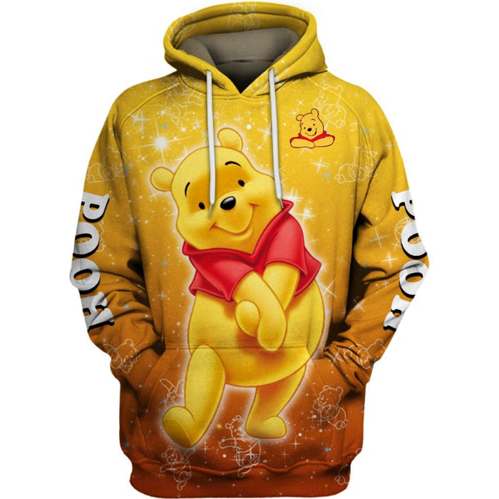 Winnie The Pooh Cartoon Character Activewear Set