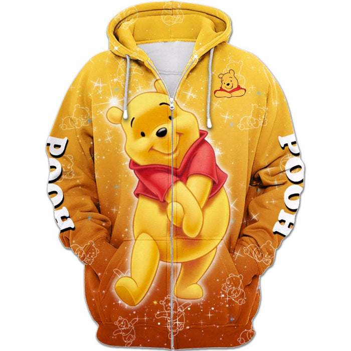 Winnie The Pooh Cartoon Character Activewear Set