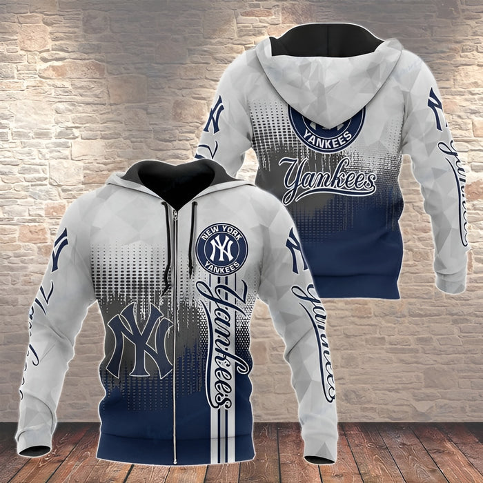 New York Yankees Hoodies With Pullover And Zip Up Options