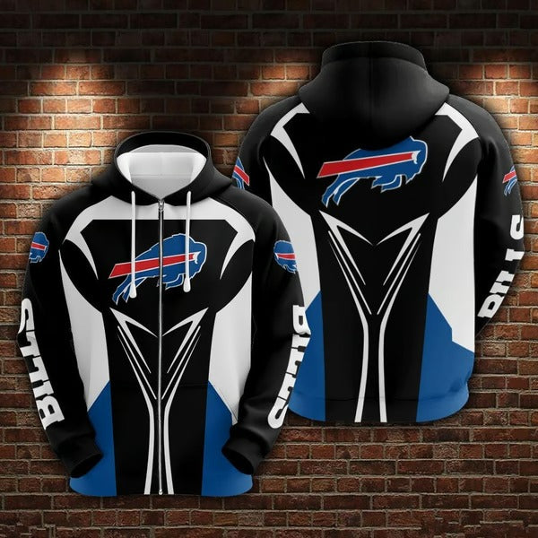 Buffalo Bills Football Team Zip Up Hoodie And Pullover