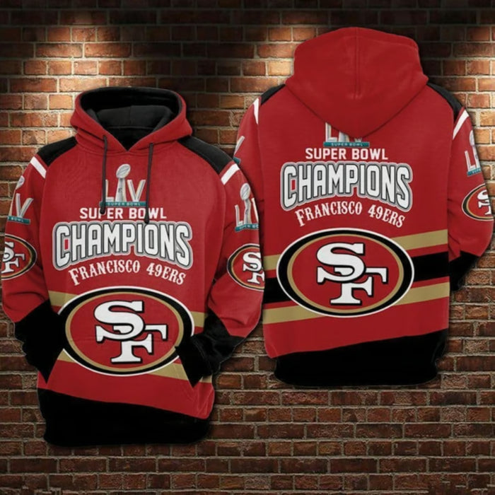 San Francisco 49ers Hoodie With Bold Team Graphics