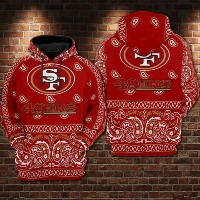 San Francisco 49ers Bandana Style Hoodie