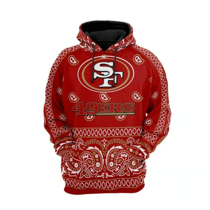 San Francisco 49ers Bandana Style Hoodie