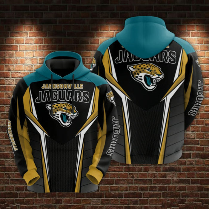 Jacksonville Jaguars Printed Football Team Hoodie