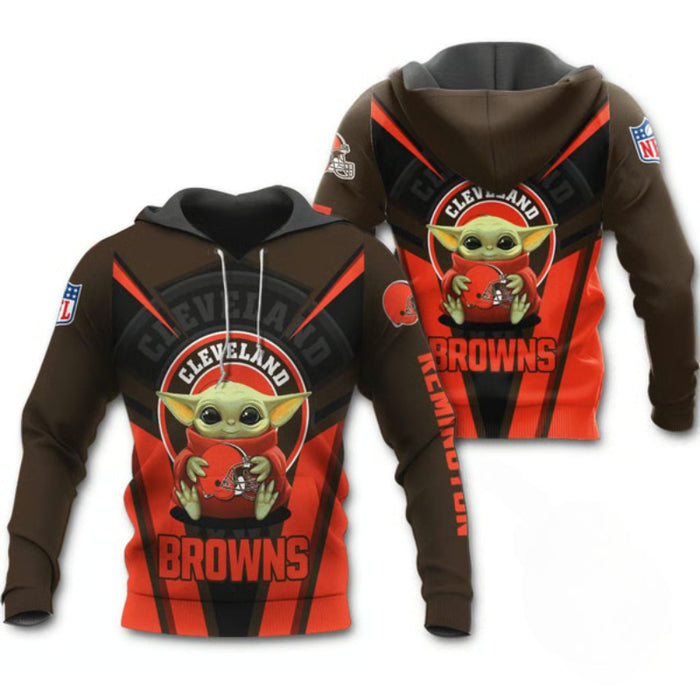 Personalized Cleveland Browns Football Fan Hoodie