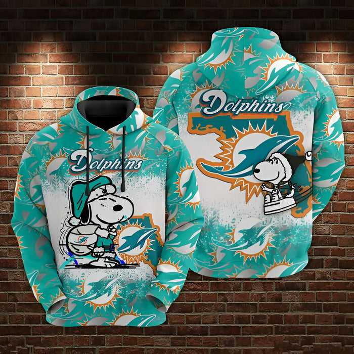 Miami Dolphins Team Holiday Hoodie With Graphic Designs