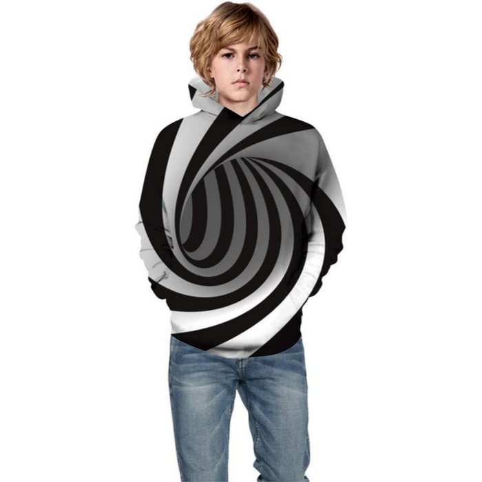 Geometric Printed 3D Hoodie Sweatshirt