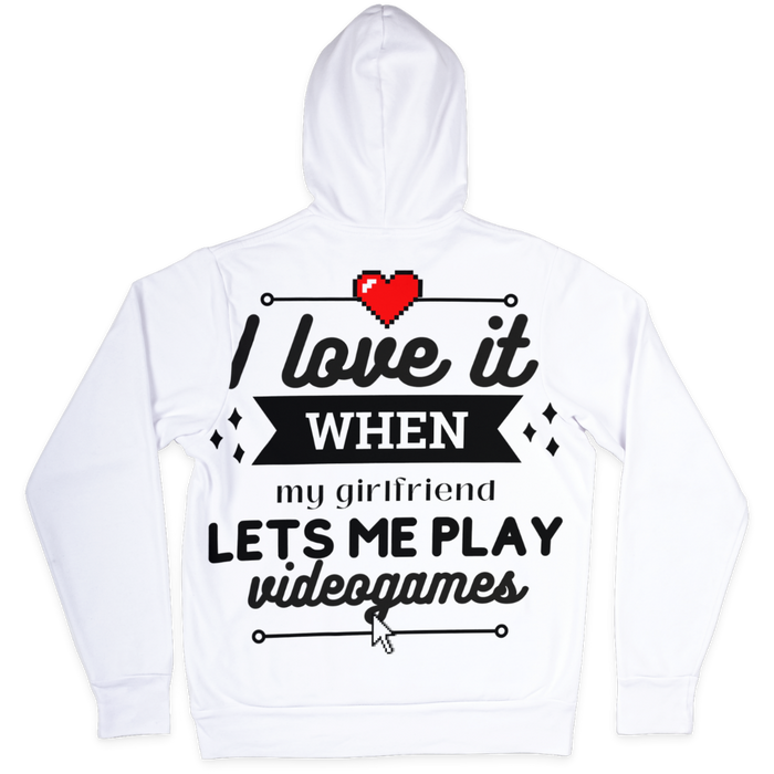 Girlfriend and videogames 3D - Sweatshirt, Hoodie, Pullover