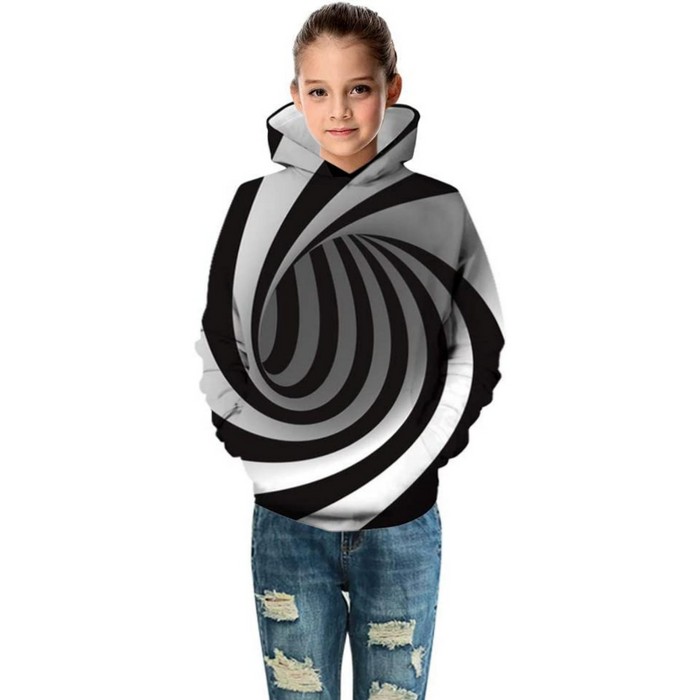 Geometric Printed 3D Hoodie Sweatshirt