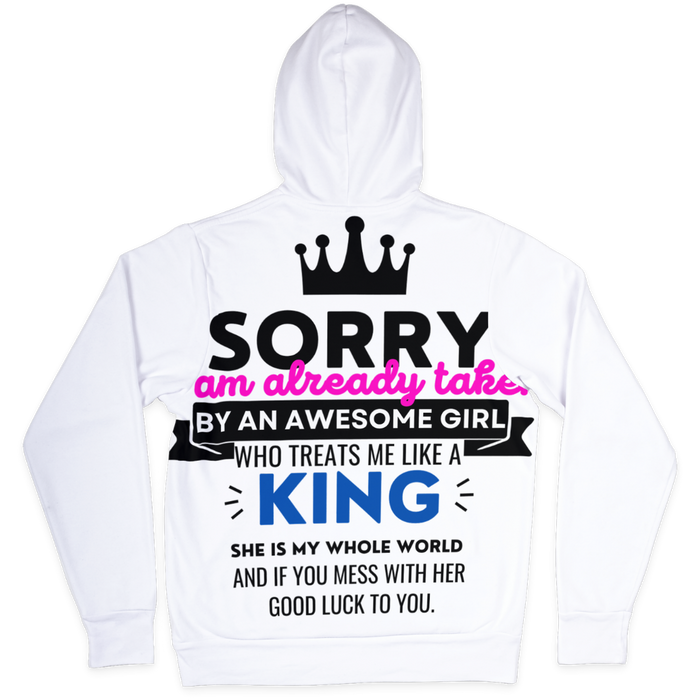Couple hoodie - king and queen 3D - Sweatshirt, Hoodie, Pullover