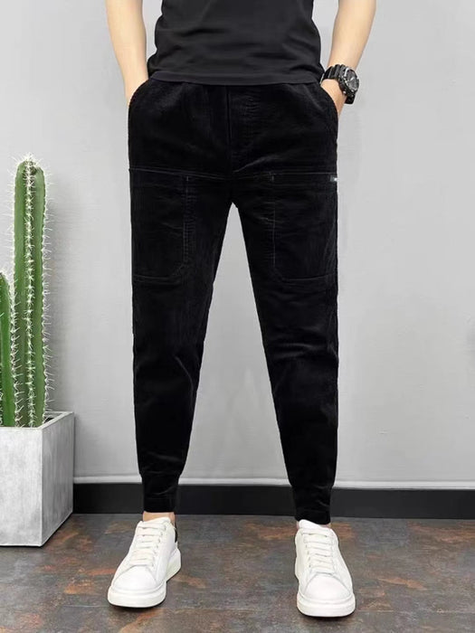 Men's High Stretch Multi-pocket Skinny Cargo Pants