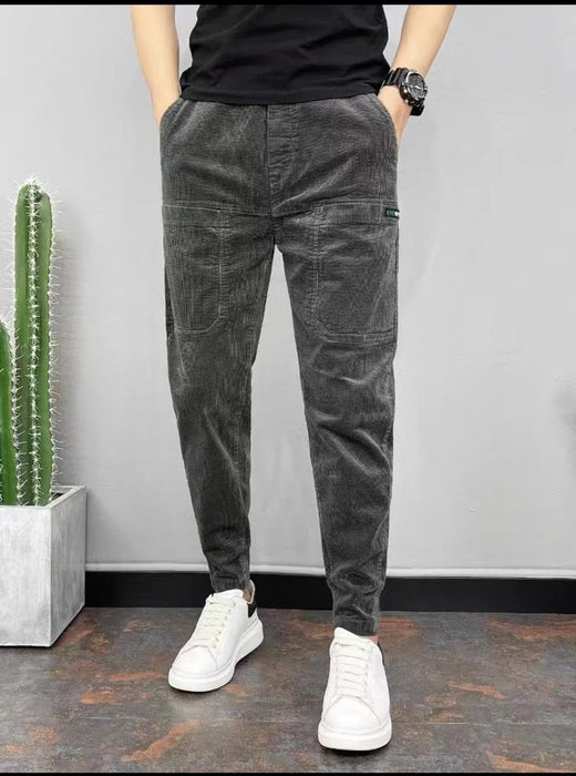 Men's High Stretch Multi-pocket Skinny Cargo Pants