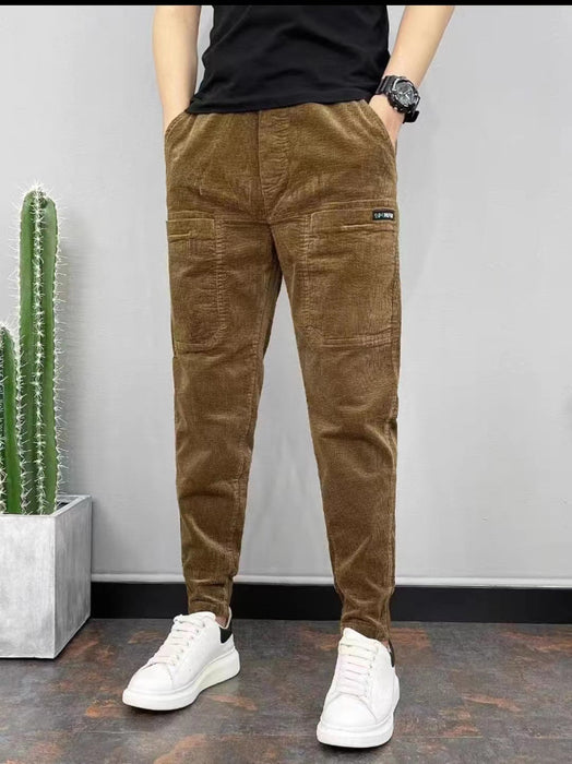 Men's High Stretch Multi-pocket Skinny Cargo Pants